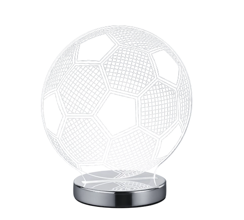 Lampada Tavolo Led 7W Pallone Palla Variazione Luce 20 cm Ball GD Trio