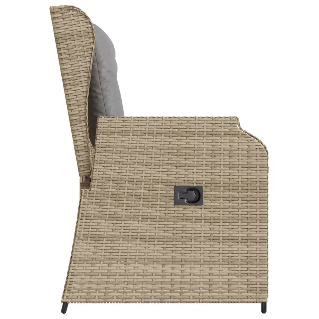 Panchina da Giardino | Panca da Giardino Beige polyrattan