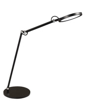 Regina - Lampada da tavolo orientabile nera Fabas Luce - LED Touch integrato 9W dimmerabile CCT (3000K 4000K 5000K 6000K)