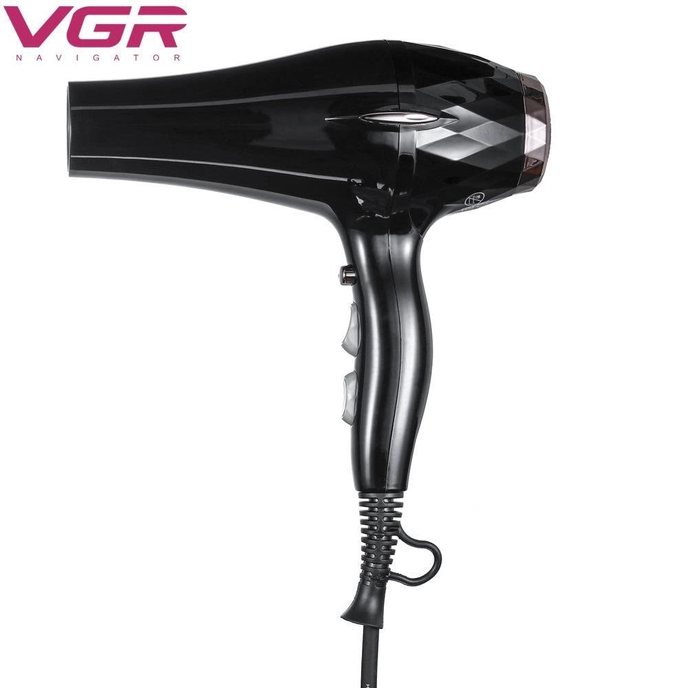 Trade Shop - Asciugacapelli Phon Elettrico Professionale Ad Alta Potenza 2200w 2 Ugelli V-413 -