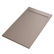 Piatto doccia in marmoresina sabbia effetto pietra cemento prestige, misura 90x170