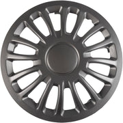 Borchie Set copricerchi auto antracite monza 13'' 4 pezzi in ABS