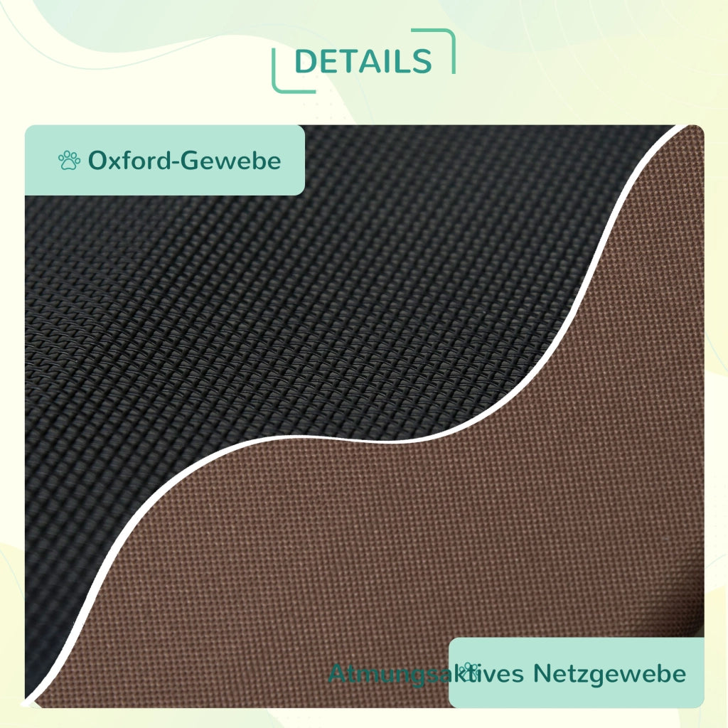 Cuccia per Cane con Baldacchino ¨C Minimal ¨C Grigio 92x76x90 cm