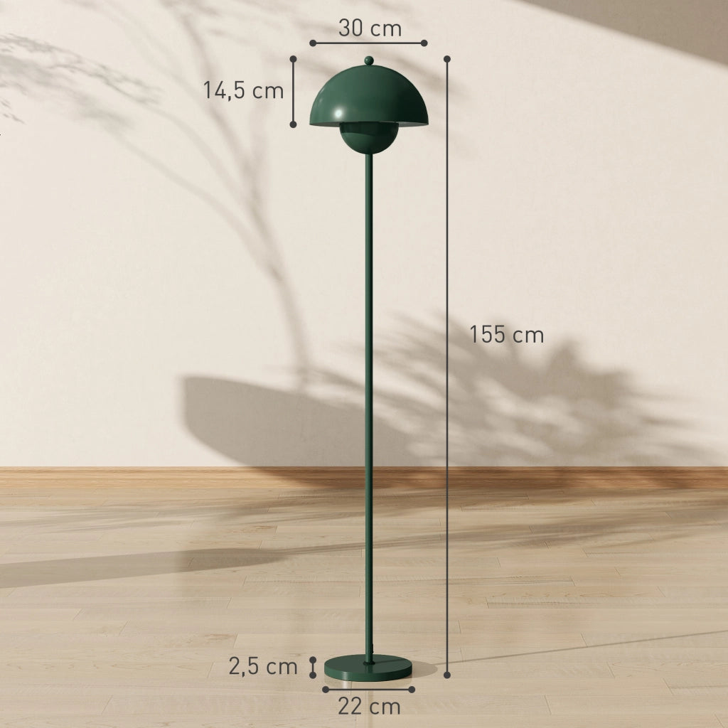 Lampada da Terra Moderna ¨C Xylo ¨C Verde ?30x155 cm E27