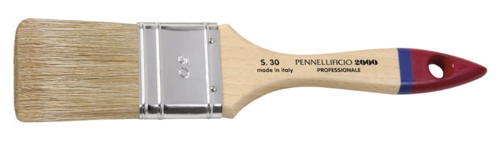 Pennellessa Manico Legno Ghiera Bs 50 X Solvente Set 5 Pezzi - Penn.2000