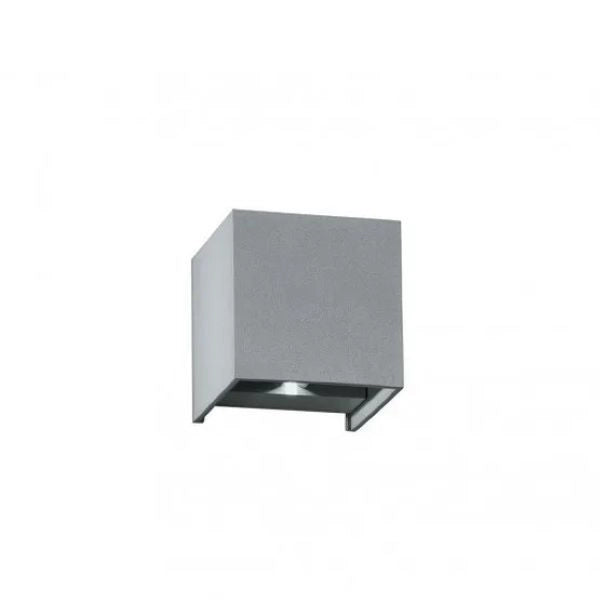 APPLIQUE PARETE CUBO DA ESTERNO A LED 2X2W ALFA FAN EUROPE