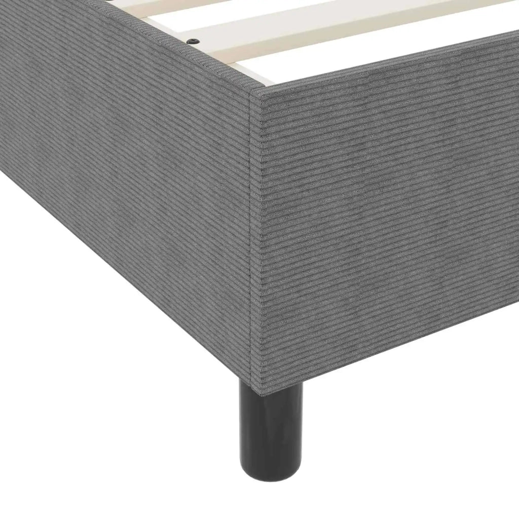 Struttura letto piattaforma-Giroletto-Rete del Letto Grigio chiaro 90 x 200 cm