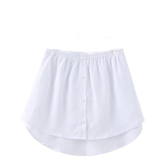 Camicia donna con zip frontale regolabile e inserti di tessuto finto