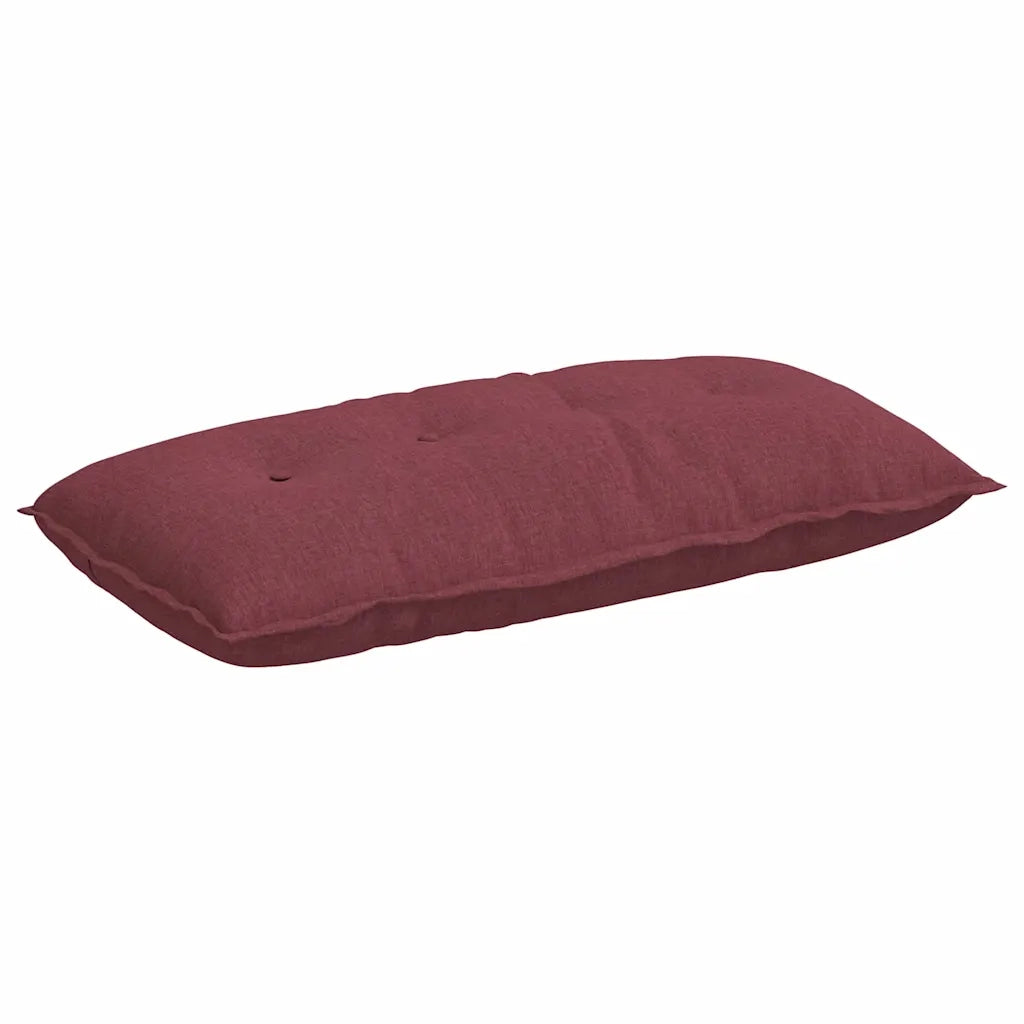 Cuscino per Schiena Rosso Vino 100 x 19 x 50 cm Tessuto 42014747