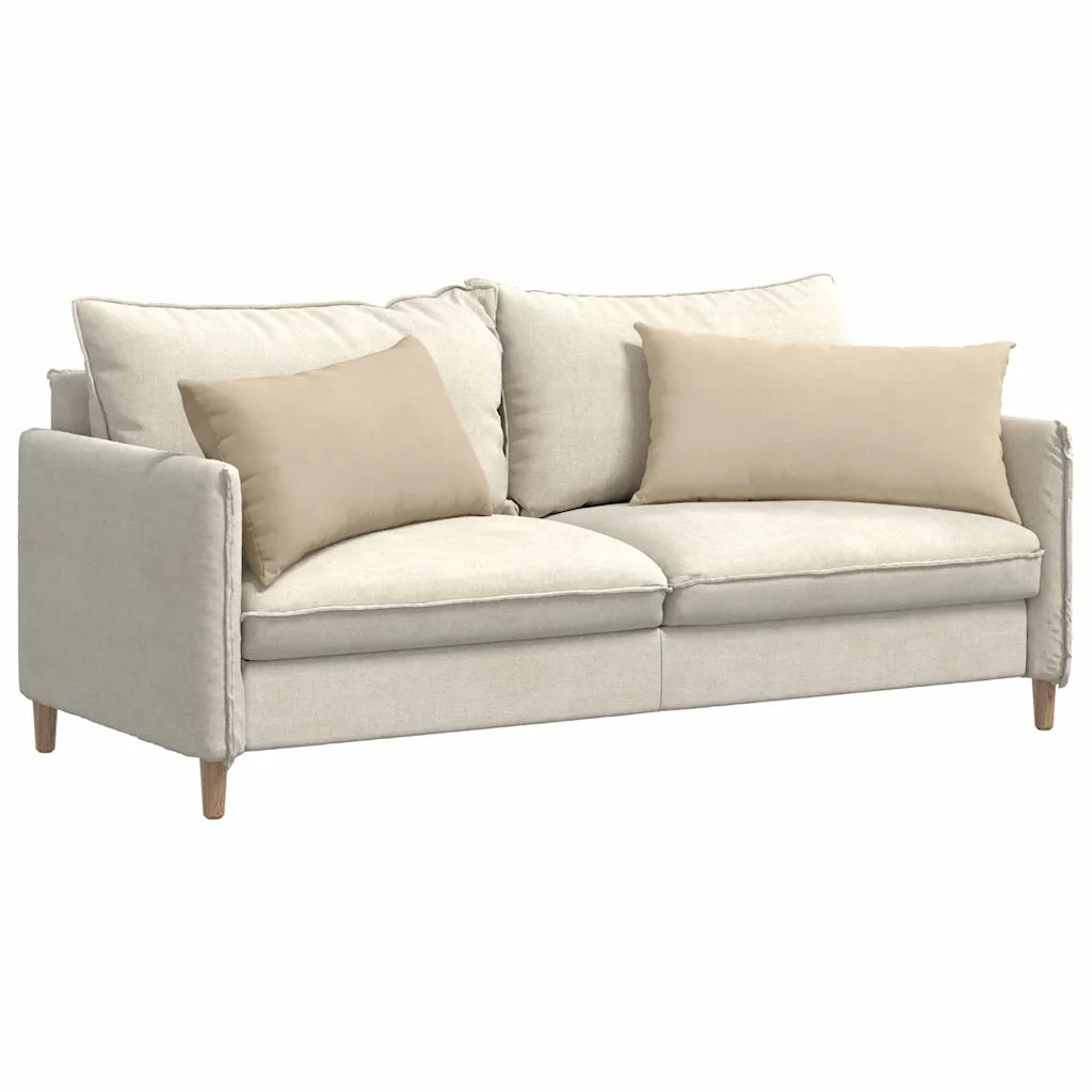 Cuscini da Divano 2 pcs Crema 80 x 40 cm Tessuto 42013729