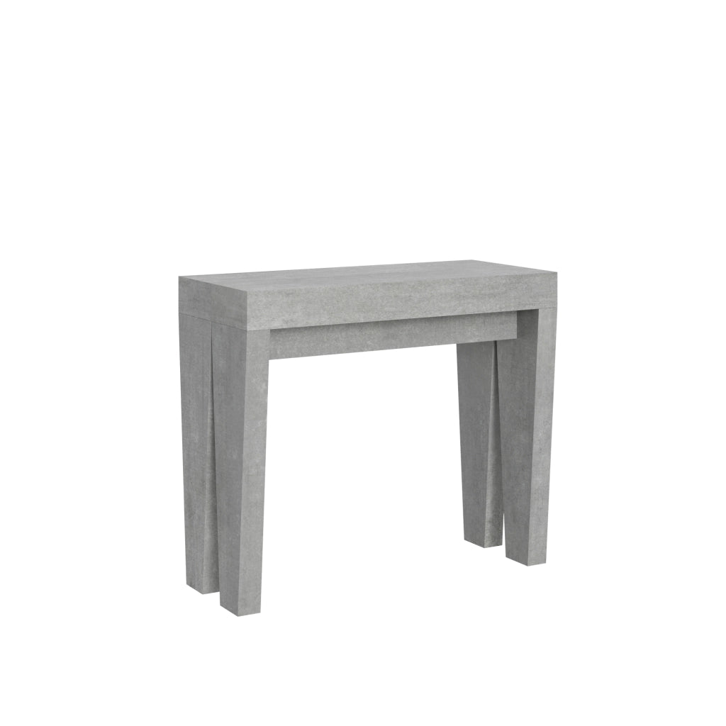 Consolle allungabile 90x40/196 cm SpimboX Small Cemento