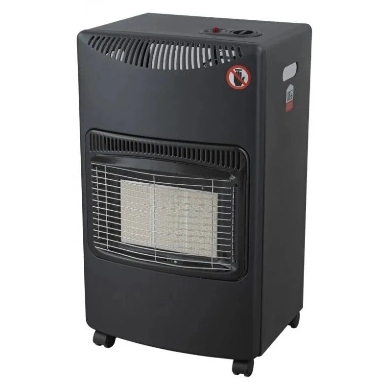STUFA A GAS GH02 NERA 4,2KW 42X35H72CM.