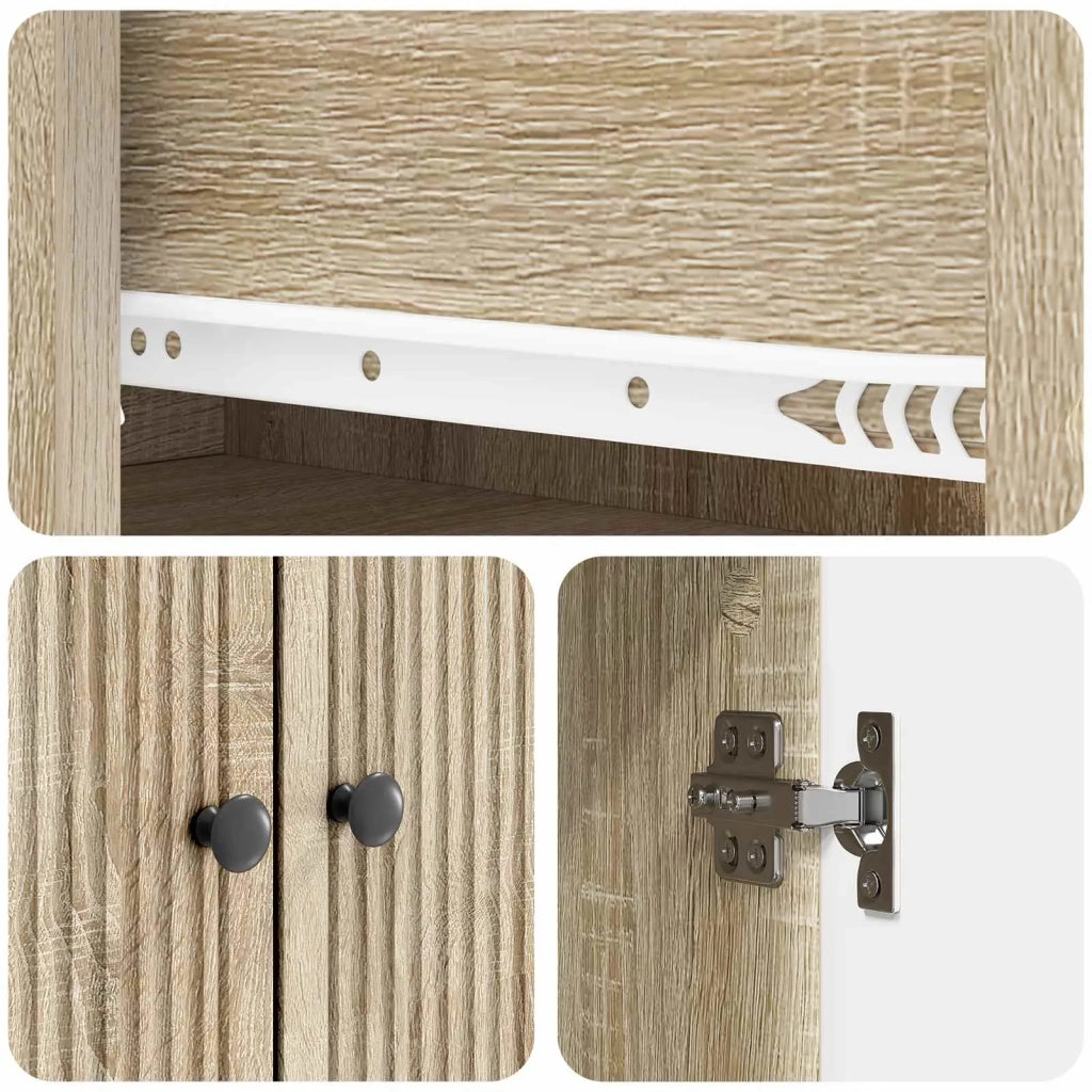 Set di armadi 2 pcs 66 x 34,5 x 90 cm Legno ingegnerizzato 3416405