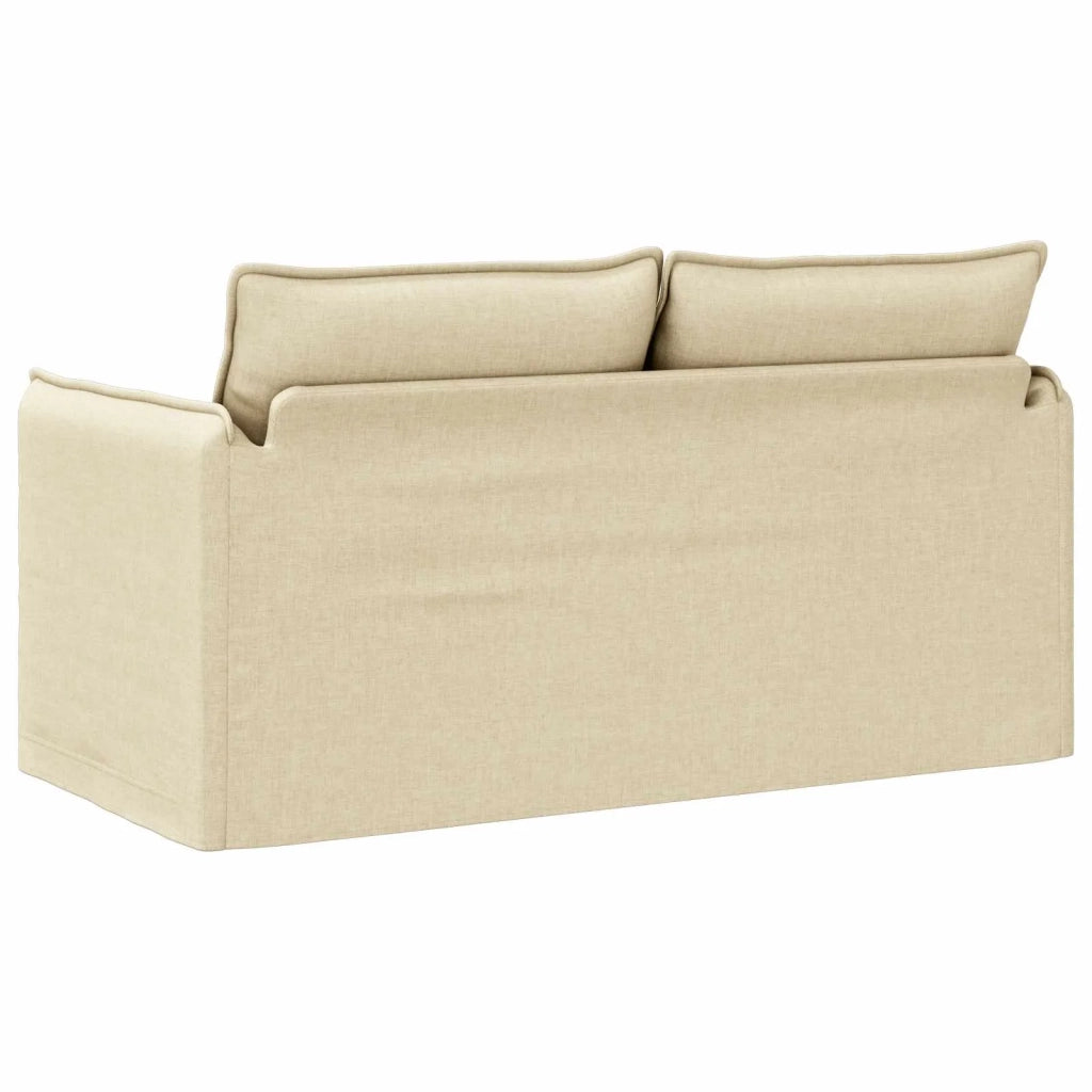 Divano Crema 156 x 82 x 85 cm Tessuto