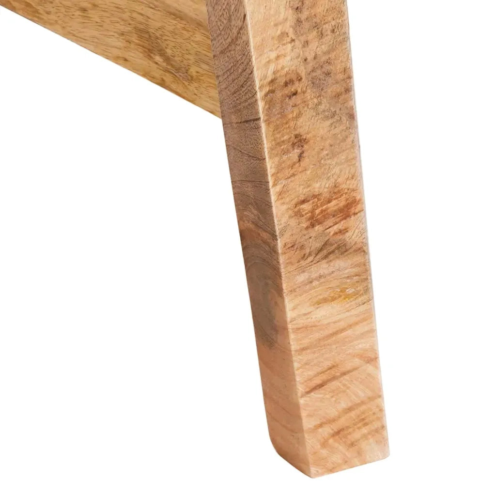 Tavolo da Trucco con specchio Marrone Legno di mango massello 4104565