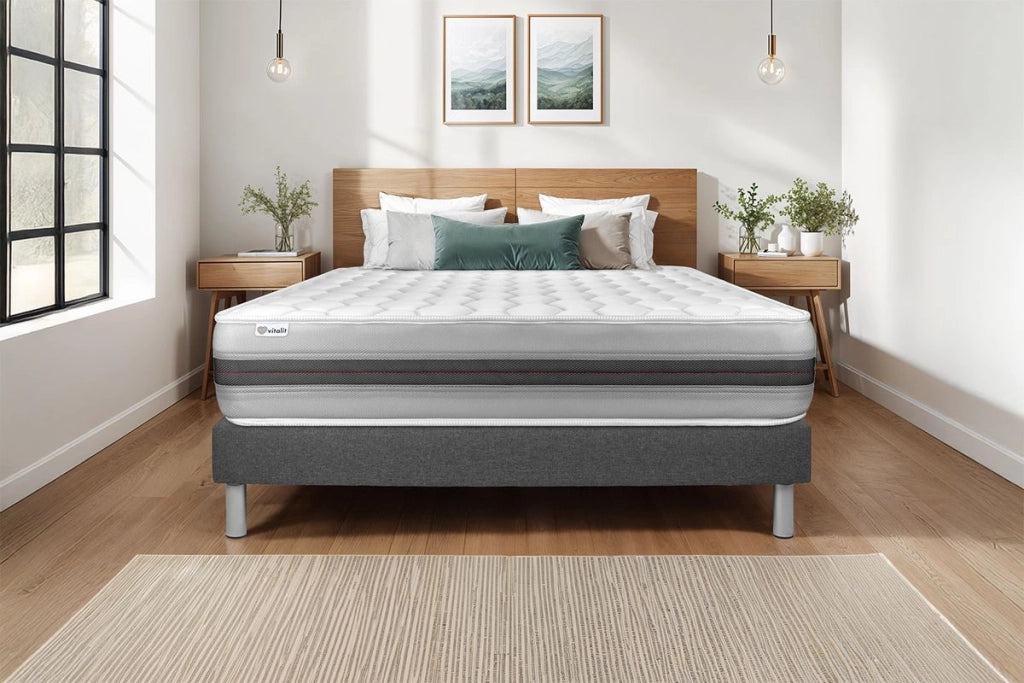 Set materasso e base 140x190 cm - Vitalspring Recover