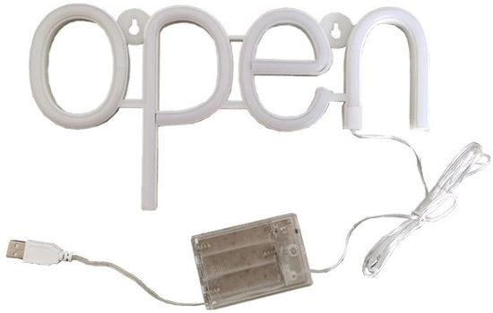 Luce Neon Mini - Alta Visibilità - Mini Luce Neon - Impermeabile - Facile da Installare - 2 Modalità di Alimentazione - Materiale in Plastica - Bordo Aperto