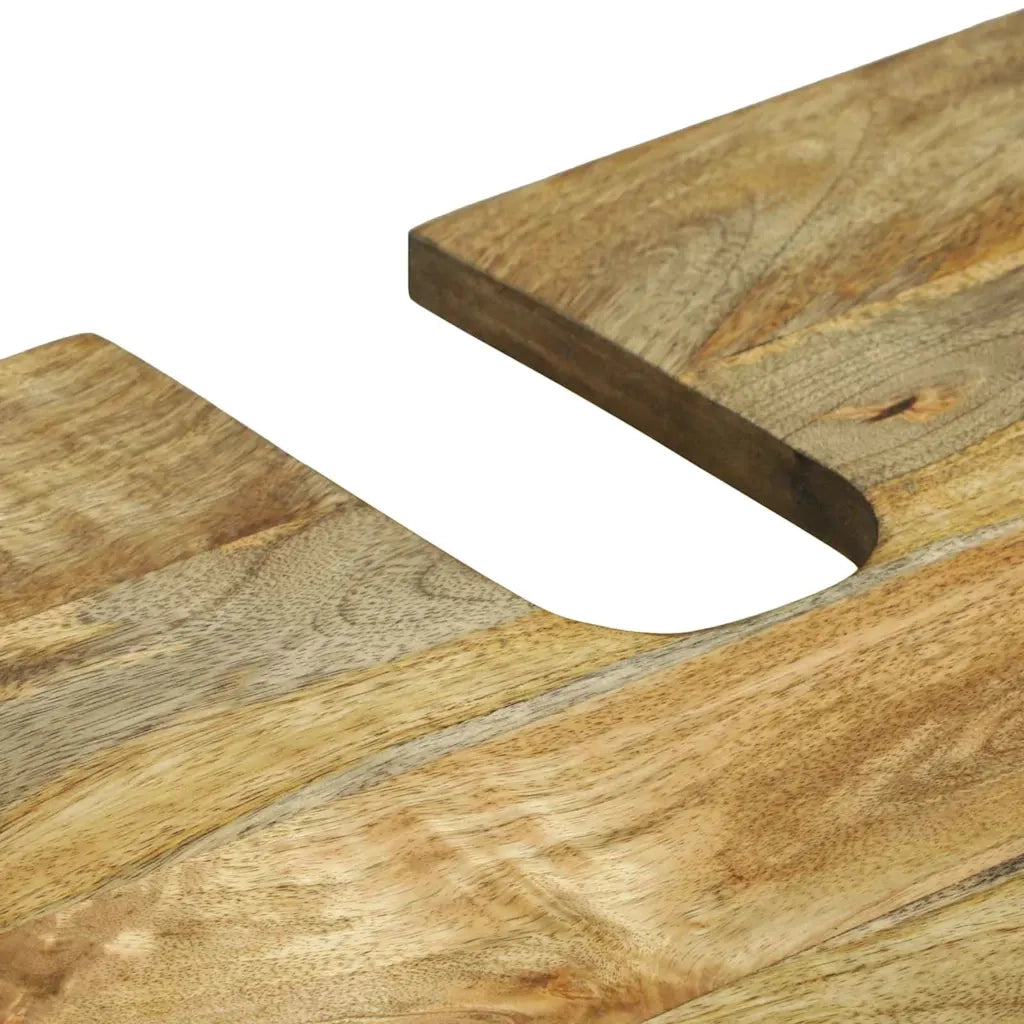Set di mobili per il bagno 2 pcs Marrone Legno multistrato 3310042