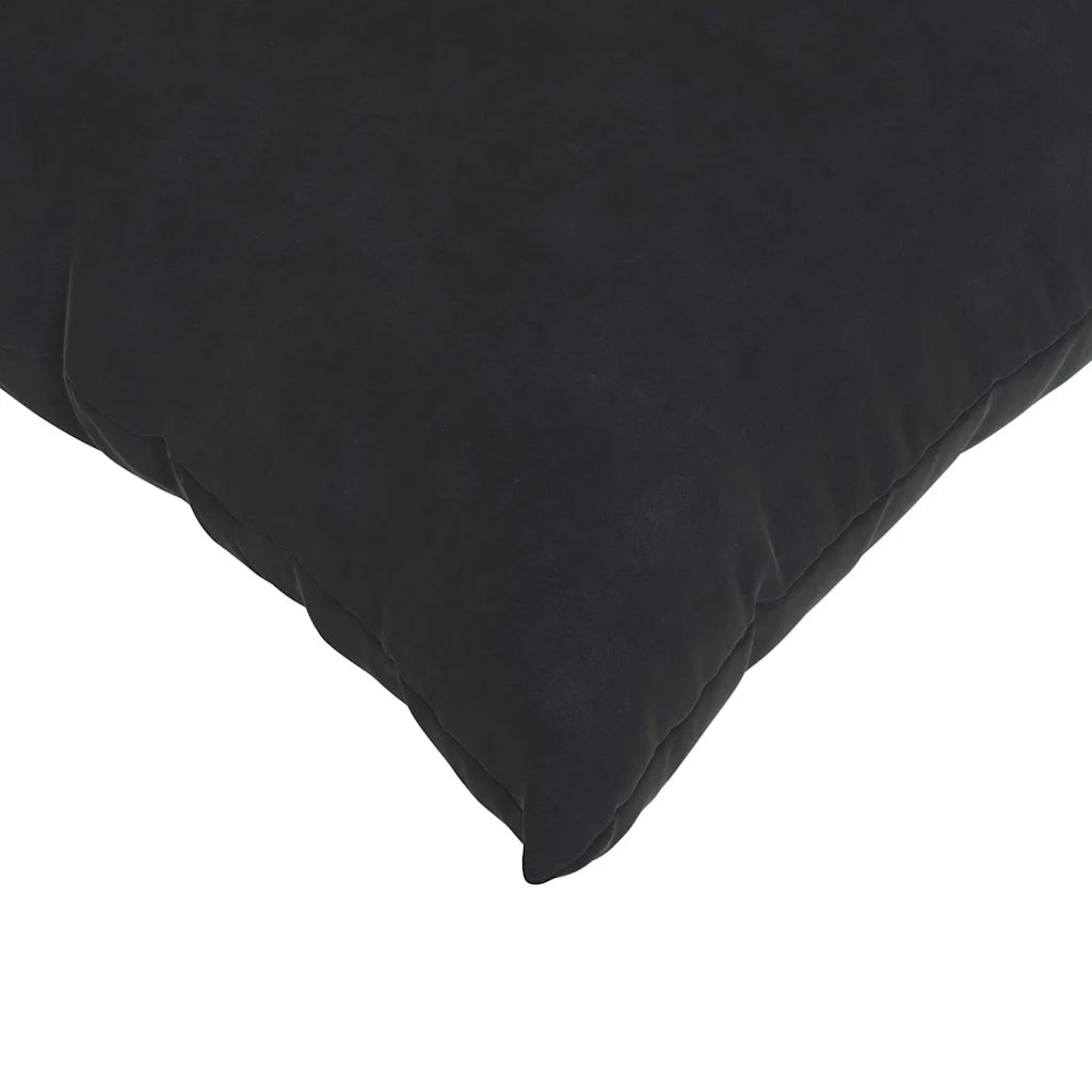 Cuscini da Divano 2 pz | Cuscini per sedie Nero 70 x 50 cm Tessuto in Cords