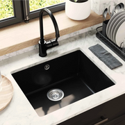 Lavello Nero 530 x 460 mm 80% Quarzo e 20% Resina 42028424