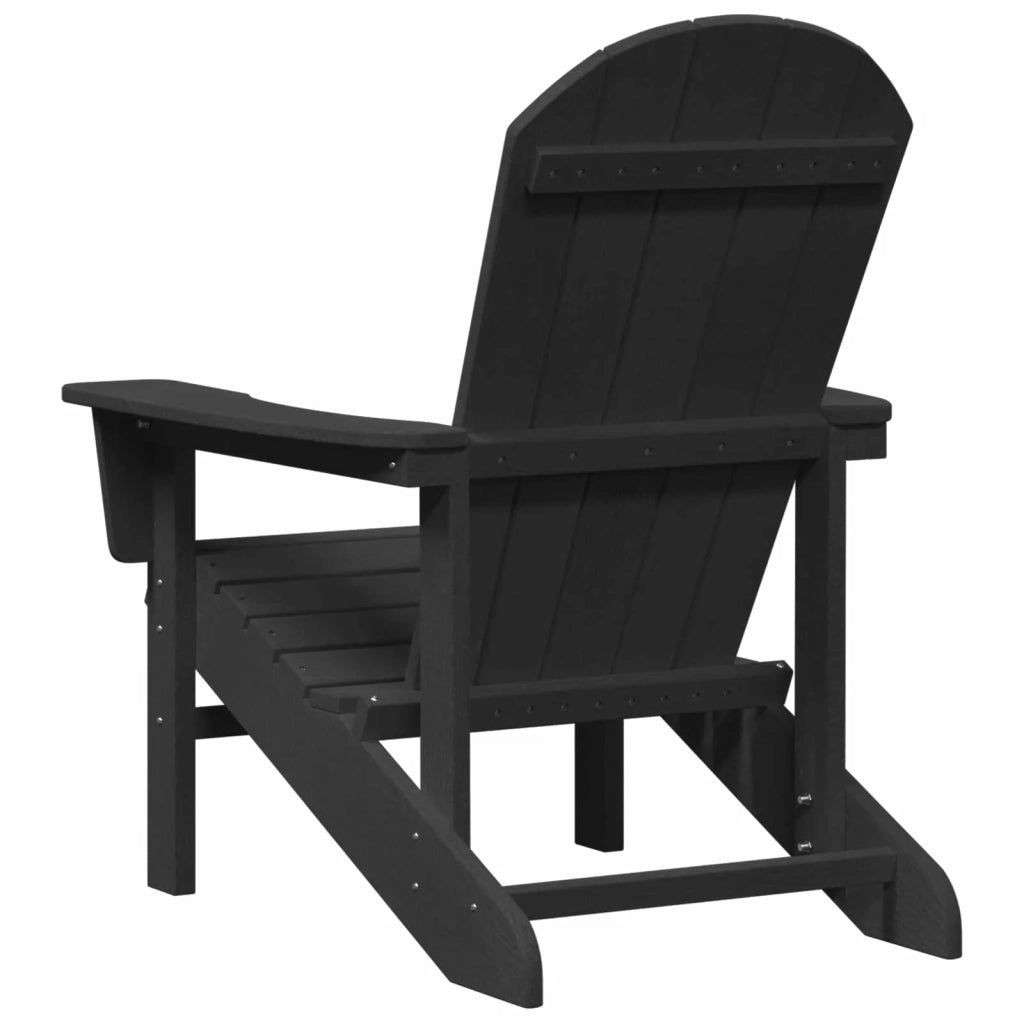 Sedia Adirondack Nero 82 x 74 x 92 cm HDPE 42006623