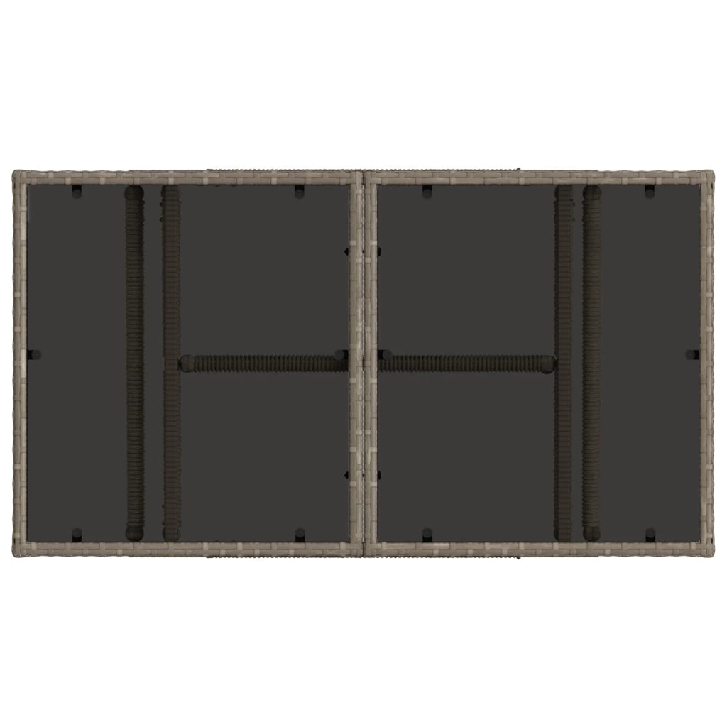 Set Divano da Giardino 13 pz Grigio polyrattan 3436553