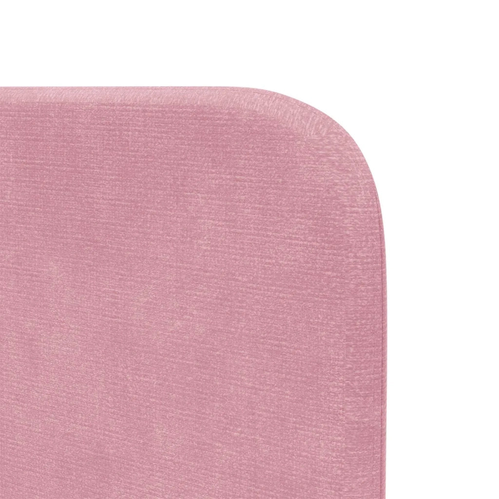 Orecchia della Testata Rosa 80 x 16 x 4 cm Velluto 346615