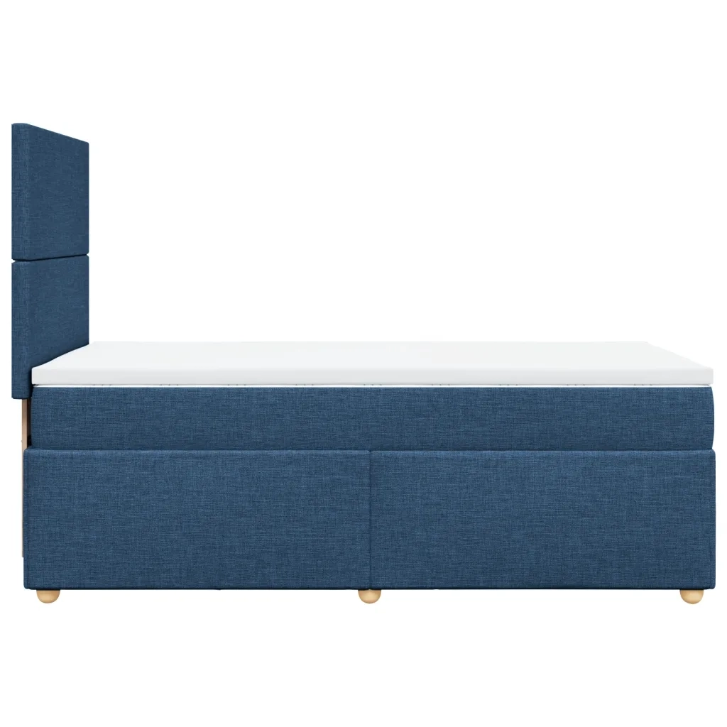 Giroletto a Molle con Materasso Blu 90x190 cm in Tessuto 3291134