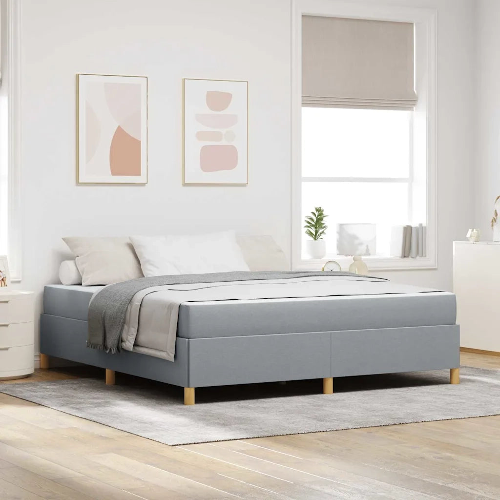 Struttura del letto Grigio chiaro 180 x 200 cm Tessuto 3398955