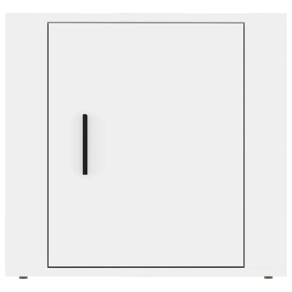 Comodini 2 pz-Set di 2 Tavolino da notte Bianca 50x39x47 cm
