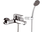 Miscelatore monocomando vasca con accessori tondo moderno