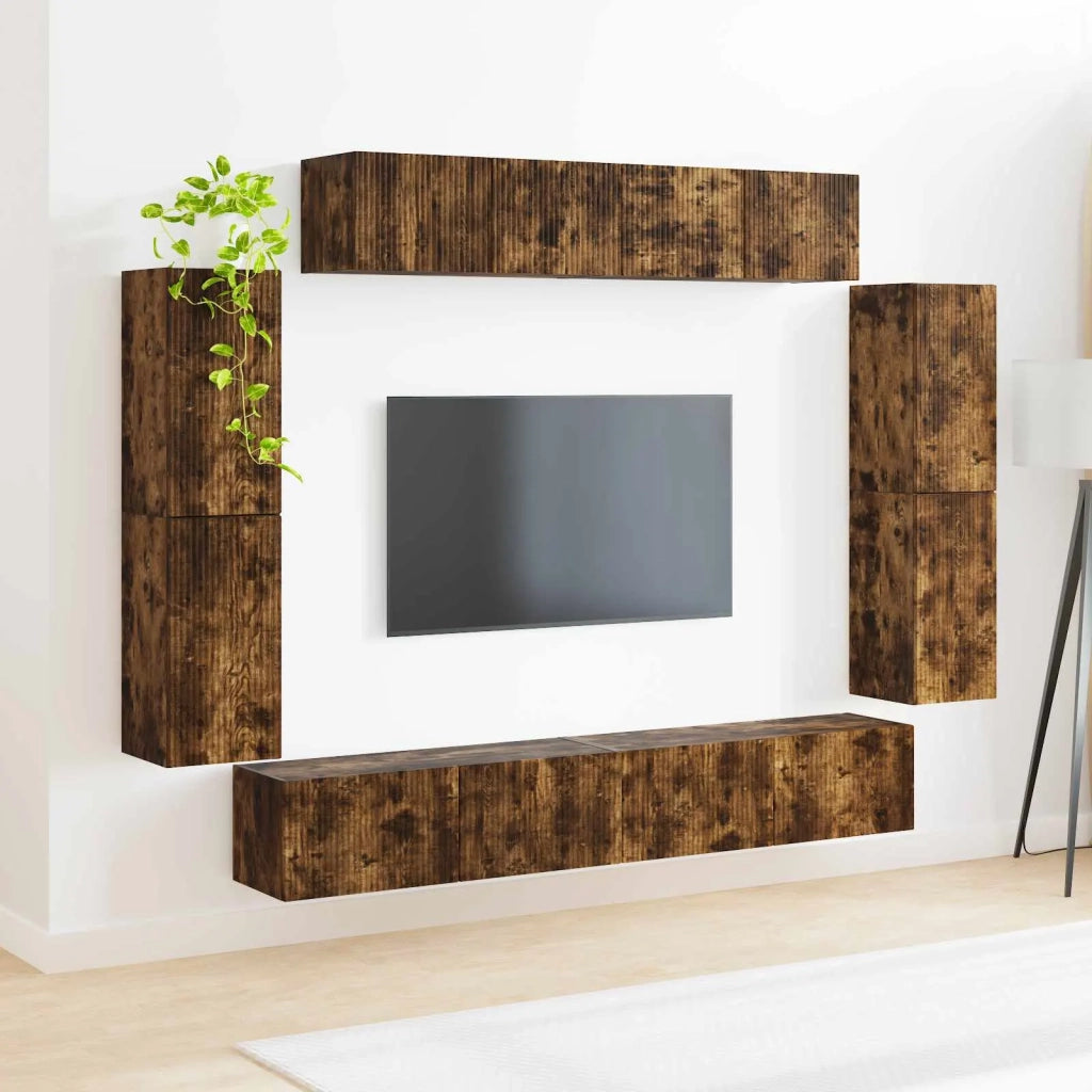 Mobile TV 8 pcs Rovere fumé
