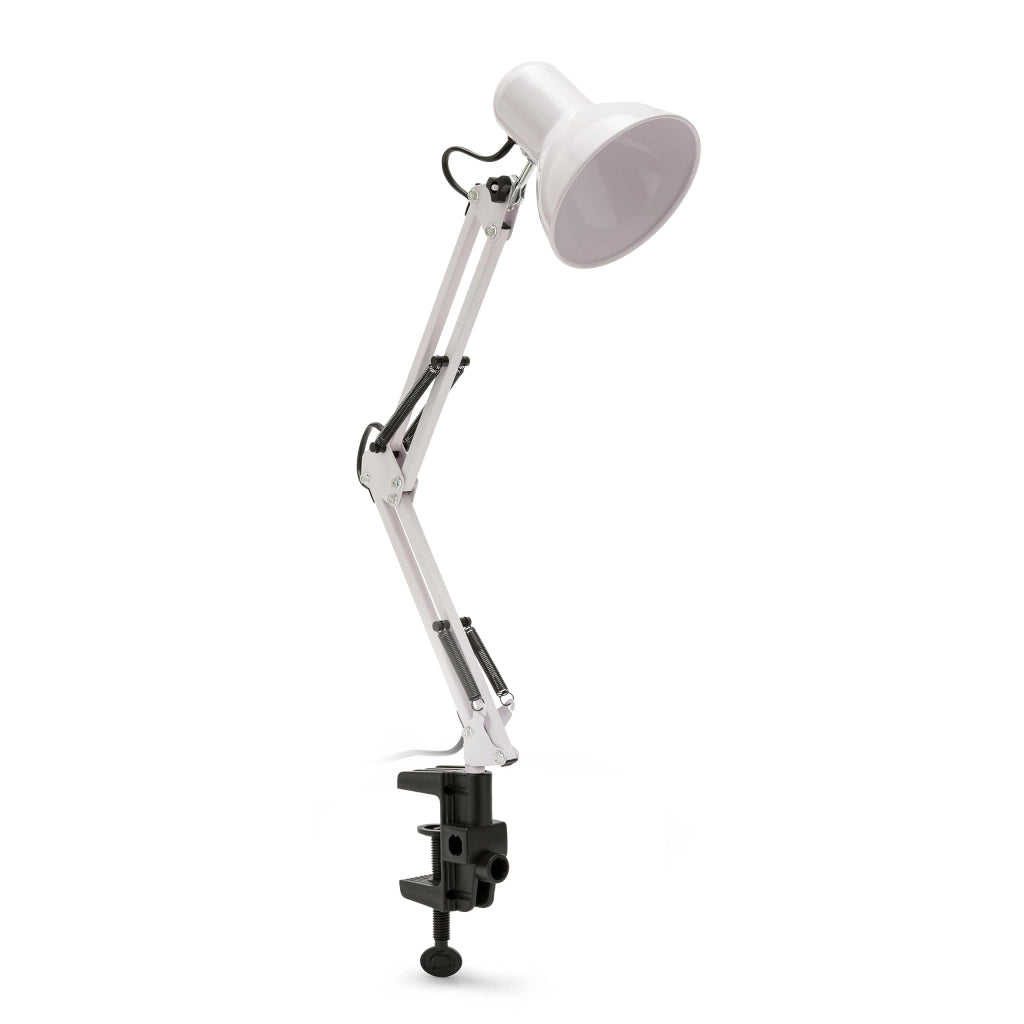 Lampada da Tavolo Velamp Charleston Xl Colore Bianco