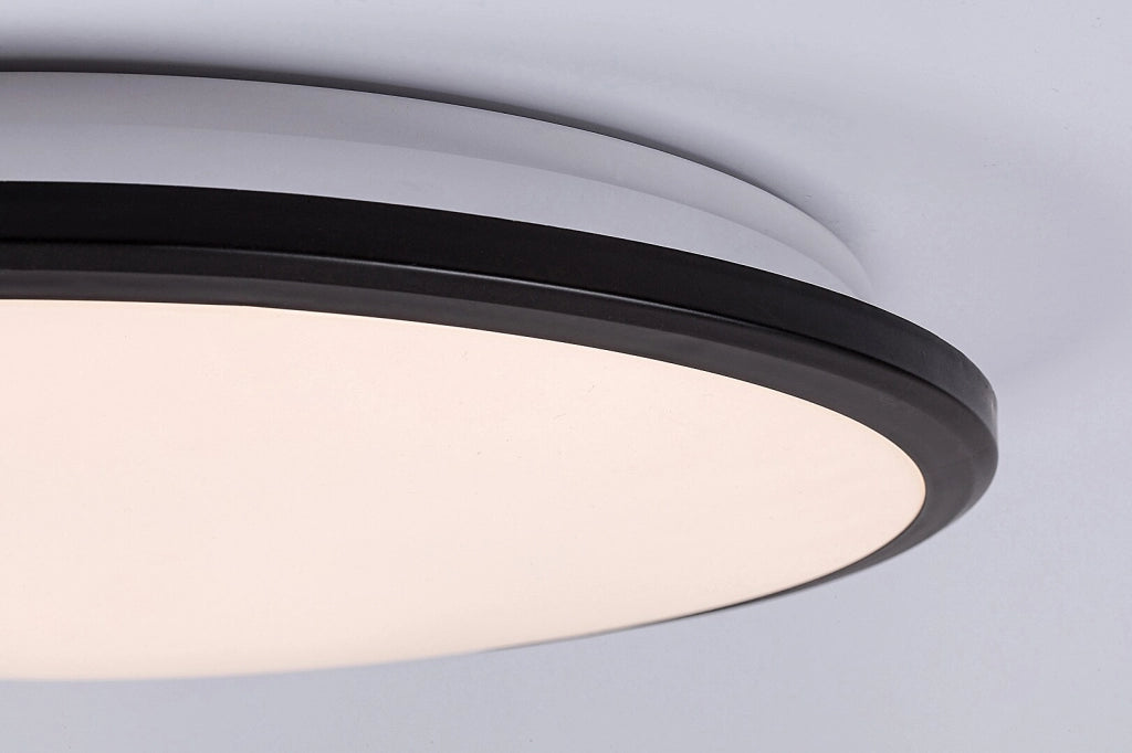 Plafoniera LED Rabalux Engon rotonda nera 48cm 45W
