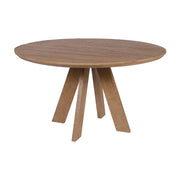 Tavolo da pranzo ELYA – Rotondo diametro 120 cm – Legno massiccio di mango – Stile rustico