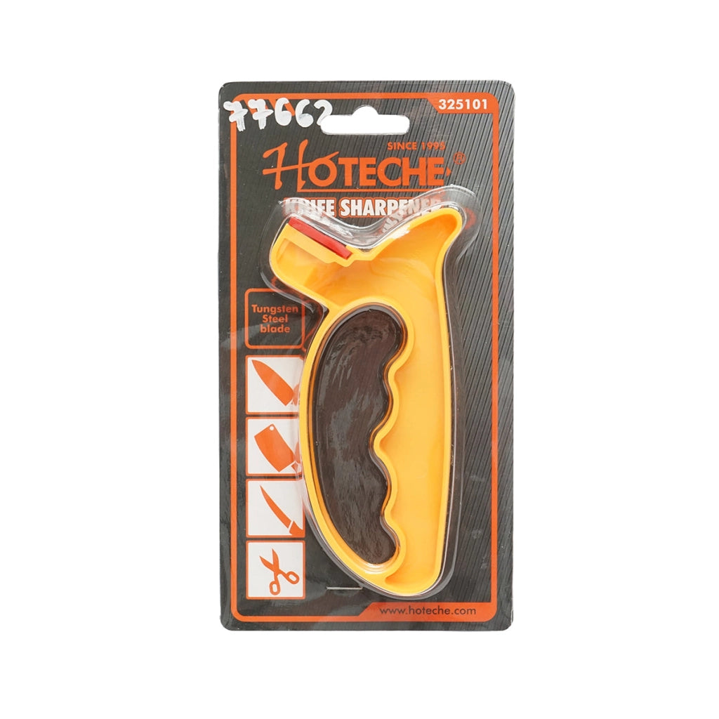 Dispositivo per affilare coltelli e forbici con manico Hoteche