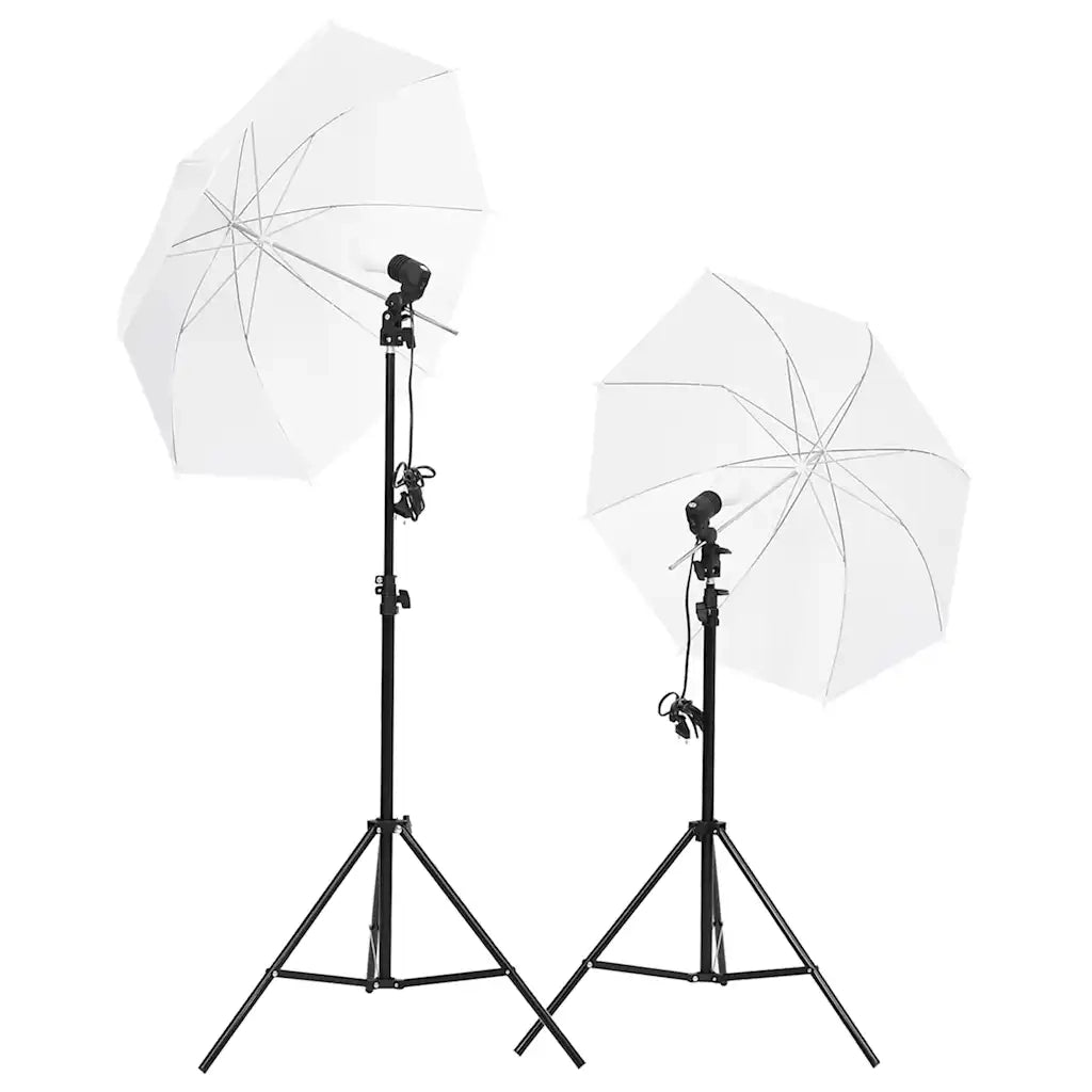 Kit per Studio Fotografico con Set di Luci e Fondale 3094652