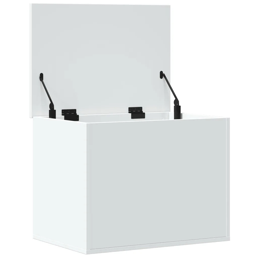 Contenitore Portaoggetti Bianco 60x42x46 cm Legno Multistrato 840653