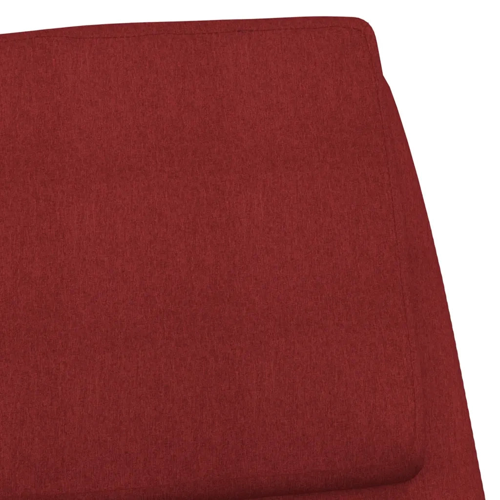 Sedia Relax Rosso Vino in Tessuto 341320