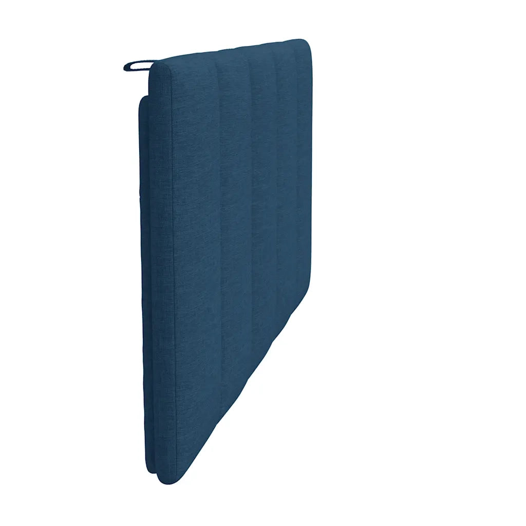Cuscino Testiera-Cuscino per Testiera Hanko Blu 100 cm in Tessuto