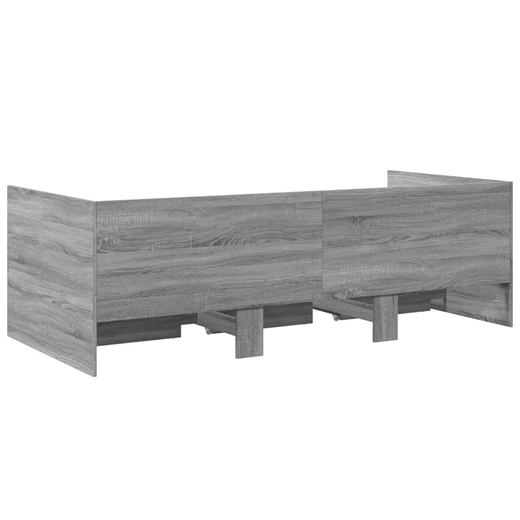 Divano Letto con Cassetti senza Materasso 90x190 cm