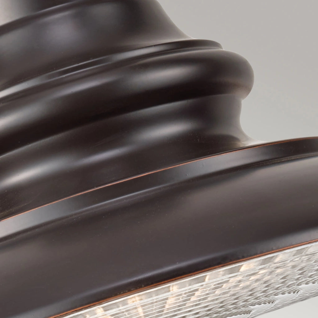 Lampada sospesa esterna classica bronzo E27 60W Feiss