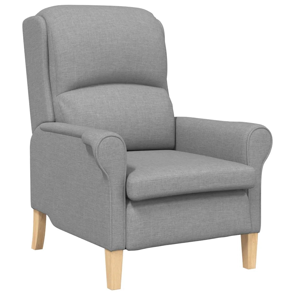 Poltrona | Sedia Relax Grigio chiaro Tessuto