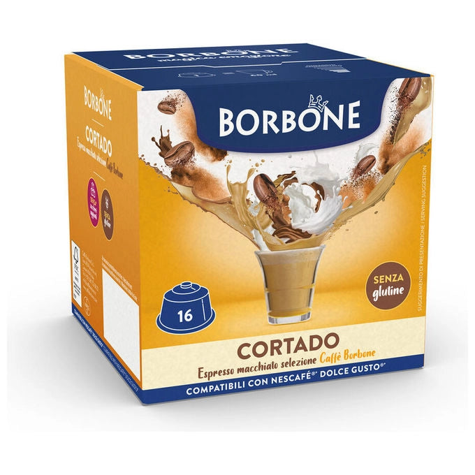 Caffe' Borbone Capsule Dolce Gusto Dek Decaffeinato 16 Pezzi