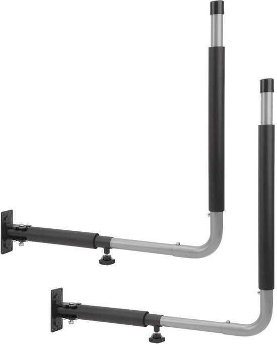 Carrello da viaggio con supporto laterale - Opzionale - Flessibile - 50kg di capacità di carico - Lunghezza regolabile 42-58cm - Disegno spaziale ottimizzato - Barra di sostegno