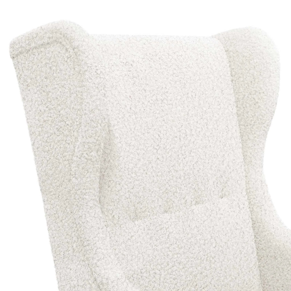 Poltrona Crema Bouclé 42029891