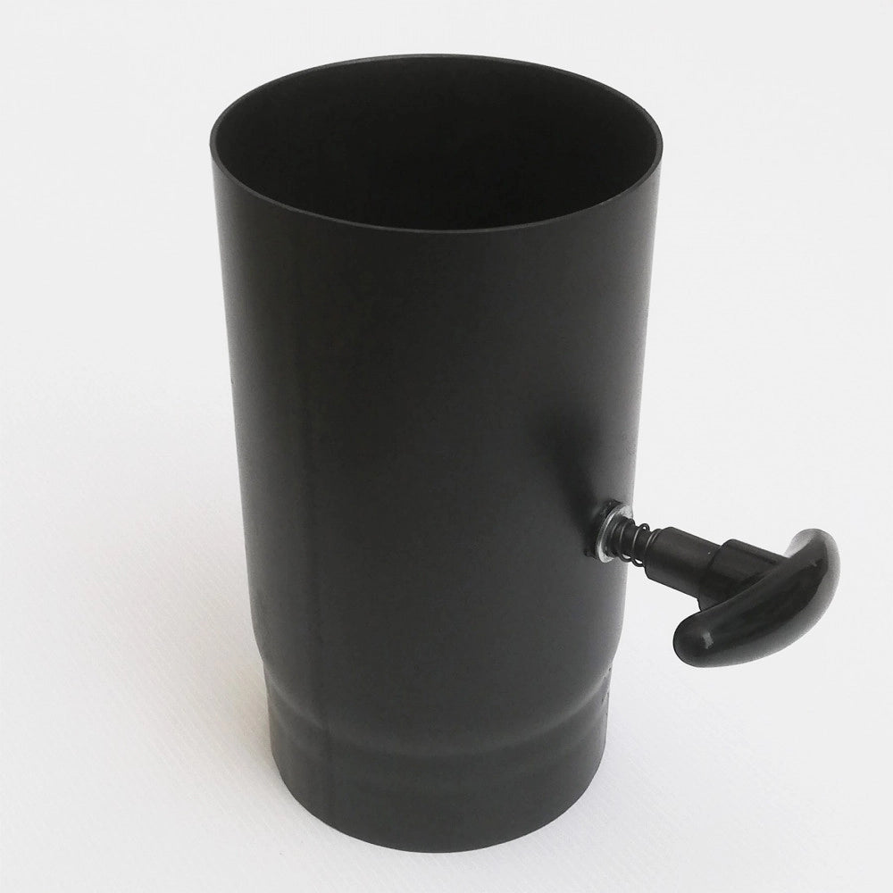 Manicotto con valvola da 120mm per stufa a legna
