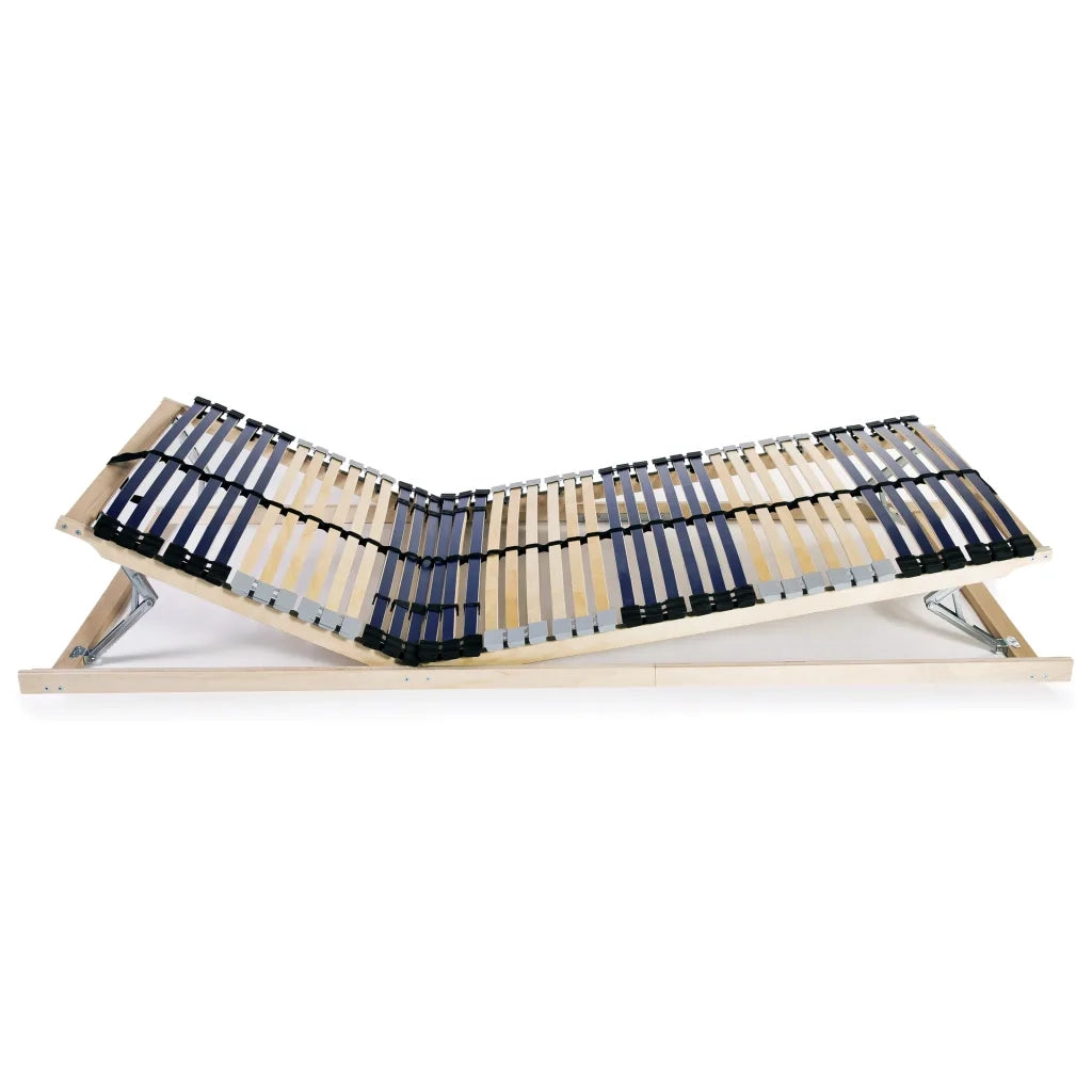 Reti a Doghe 2 pz 7 Zone con 42 Doghe in Legno 90x200 cm 3051434