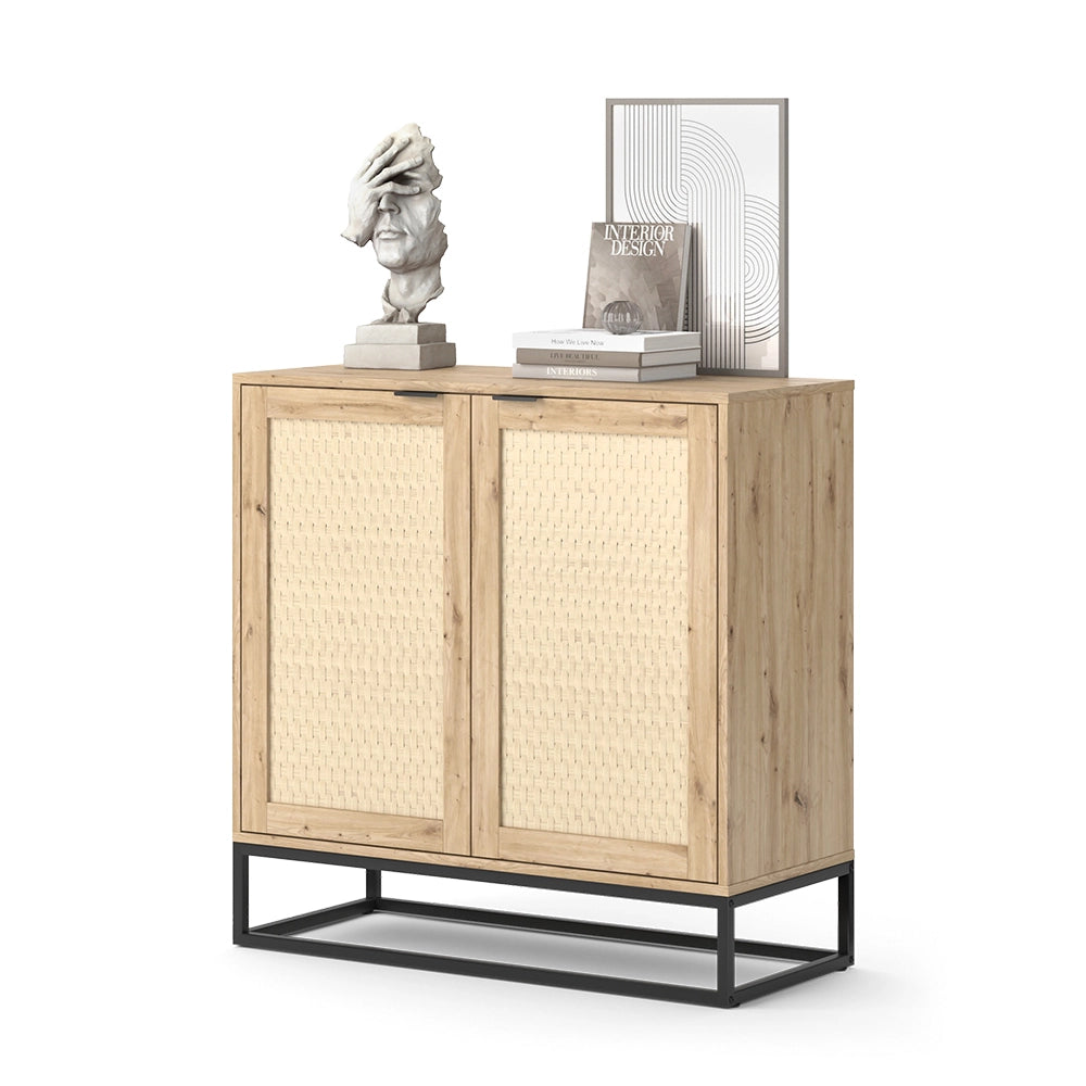 Vicco Cassettiera Marrone 40 x 92.5 cm con 2 porte