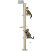 Ripiani per Gatti ¨C zephmum ¨C Grigio 180 cm
